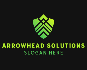 Shield Technology Security logo design