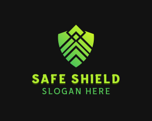 Shield Technology Security logo design