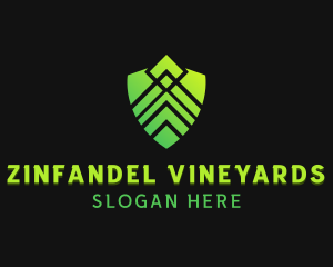 Shield Technology Security logo design