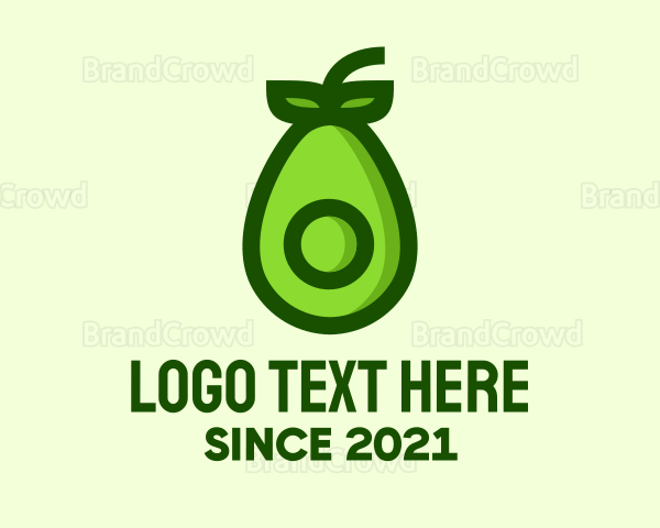 Green Avocado Market Logo