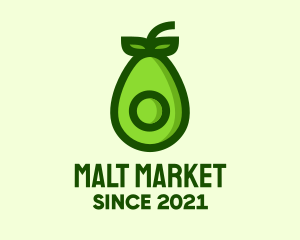 Green Avocado Market logo design