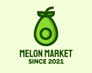 Green Avocado Market logo design