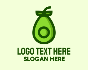 Green Avocado Market Logo