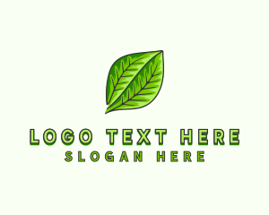 Botanical Eco Gardening Logo
