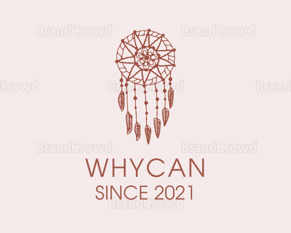 Brown Dreamcatcher Macrame Logo