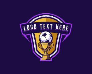 Football - Football Trophy Sports logo design