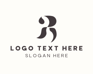 Hotellier - Creative Marketing Agency Letter R logo design