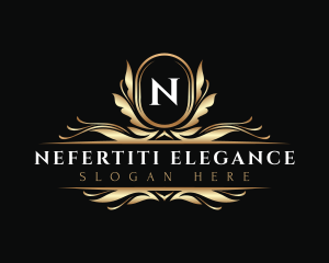 Floral Decorative Crest logo design