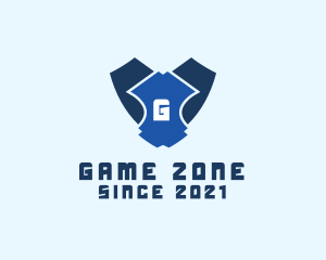 Startup Gaming Shield logo design