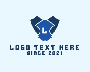 Blue - Startup Gaming Shield logo design