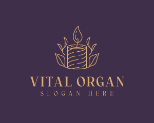 Aromatherapy Organic Candle logo design