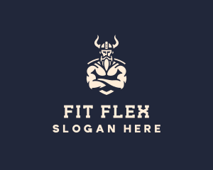 Viking Crossfit Workout logo design