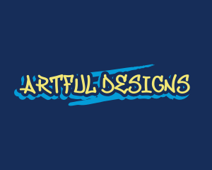 Art Graffiti Wordmark logo design