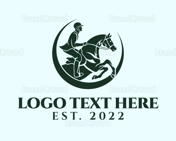 Green Horse Racer Logo