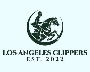 Team - Green Horse Racer logo design