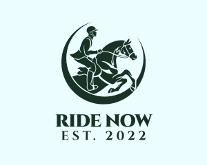 Green Horse Racer logo design