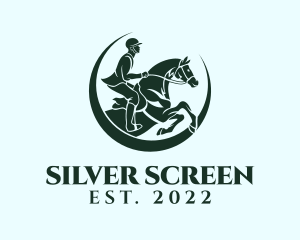 Sport - Green Horse Racer logo design