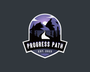 Mountain Pathway Adventure logo design