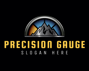 Gauge - Mountain Travel Gauge logo design