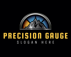 Mountain Travel Gauge logo design