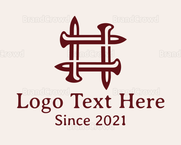 Nail Carpentry Hashtag Logo