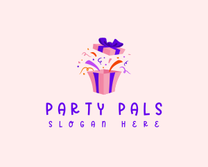 Birthday - Birthday Gift Confetti logo design