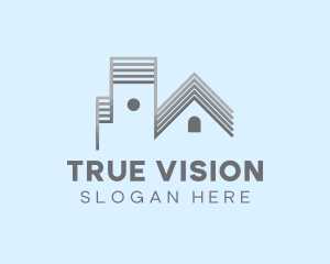 House Property Real Estate logo design