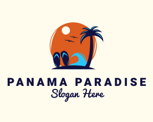 Island Beach Trip logo design