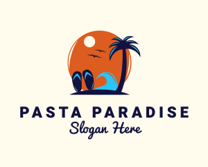 Island Beach Trip logo design