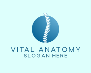 Anatomy - Spine Rehab Therapist logo design