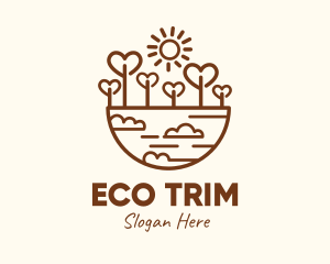 Eco Lovely Environment logo design