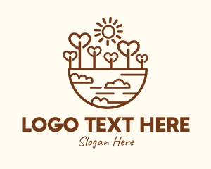 Tourist Spot - Eco Lovely Environment logo design