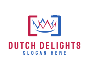 Dutch - Crown Photography Camera logo design