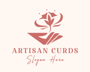 Flower Hand Spa logo design