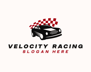 Car Racing Motorsport logo design