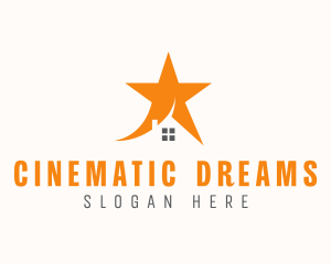 Orange Star House logo design