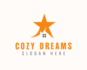 Orange Star House logo design