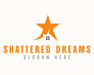 Orange Star House logo design