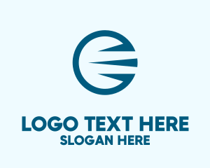 Long Haul - Fast Delivery Circle logo design