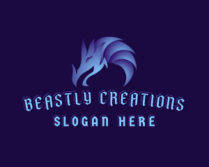 Creature - Gaming Dragon Creature logo design