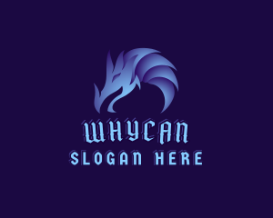 Streamer - Gaming Dragon Creature logo design