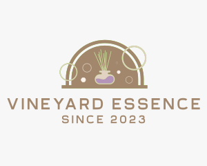 Incense Essential Oil Aroma  logo design