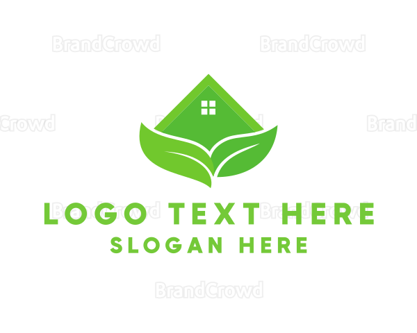 Green House Leaves Logo