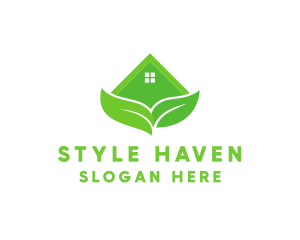 Green House Leaves Logo