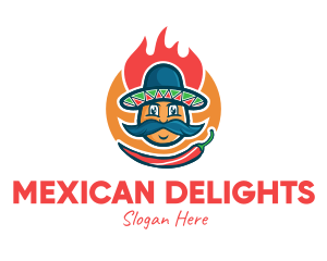 Mexico - Spicy Chili Mexican logo design