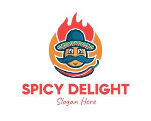 Tabasco - Spicy Chili Mexican logo design