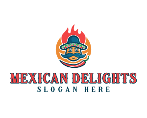 Spicy Chili Mexican logo design