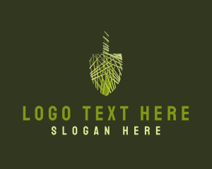 Maintenance - Grass Shovel Landscaping logo design