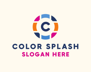 Multicolor Round Corporation logo design