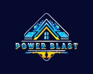 Power Washer Housekeeping logo design